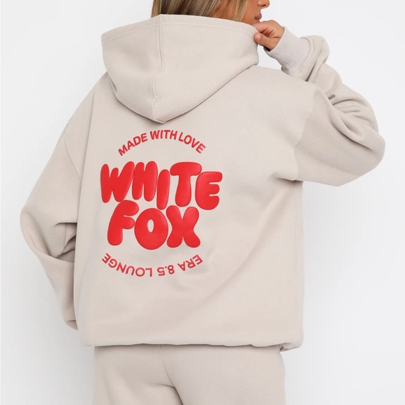 With love for you oversized hoodie, moon - Picture 3 of 10